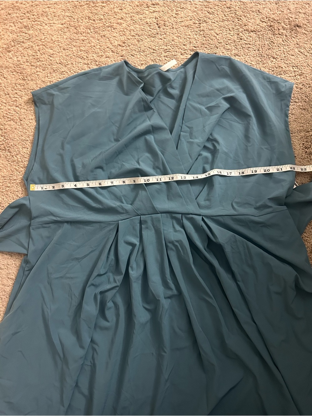 NWT Halara Breezeful Wrap Midi Dress - Blue - Size 1X - Picture 10 of 15